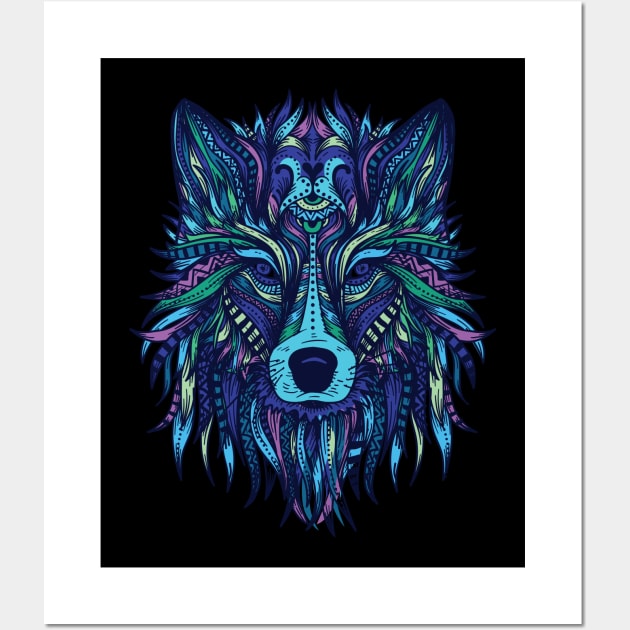 wolf wolfdog wolves wolfpack nature animals wolflovers wolfart wildlife werewolf werewolves Wall Art by OfCA Design